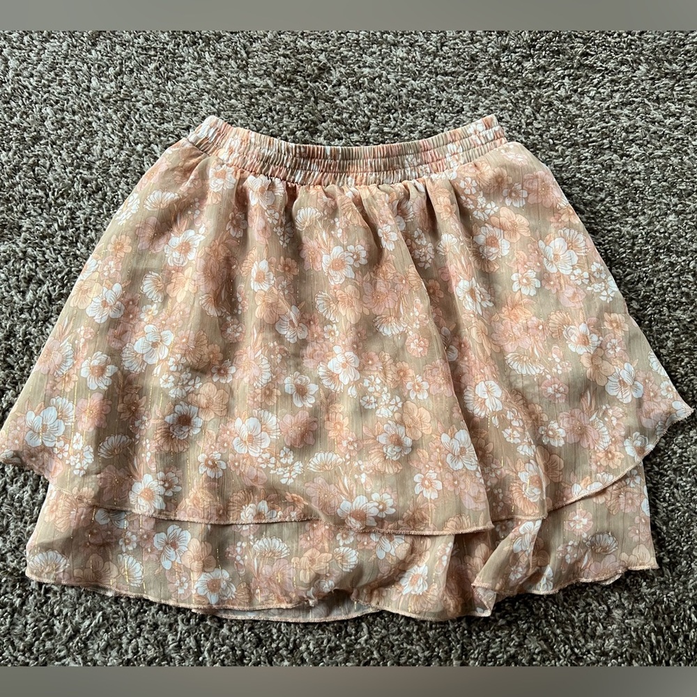 SHORE | FLORAL SKIRT | SIZE SMALL